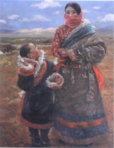 Zhang Jiang "Visages du Tibet"